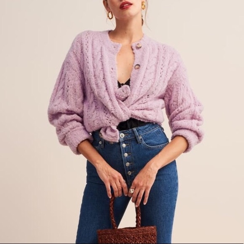 Rouje Lino alpaca cardigan